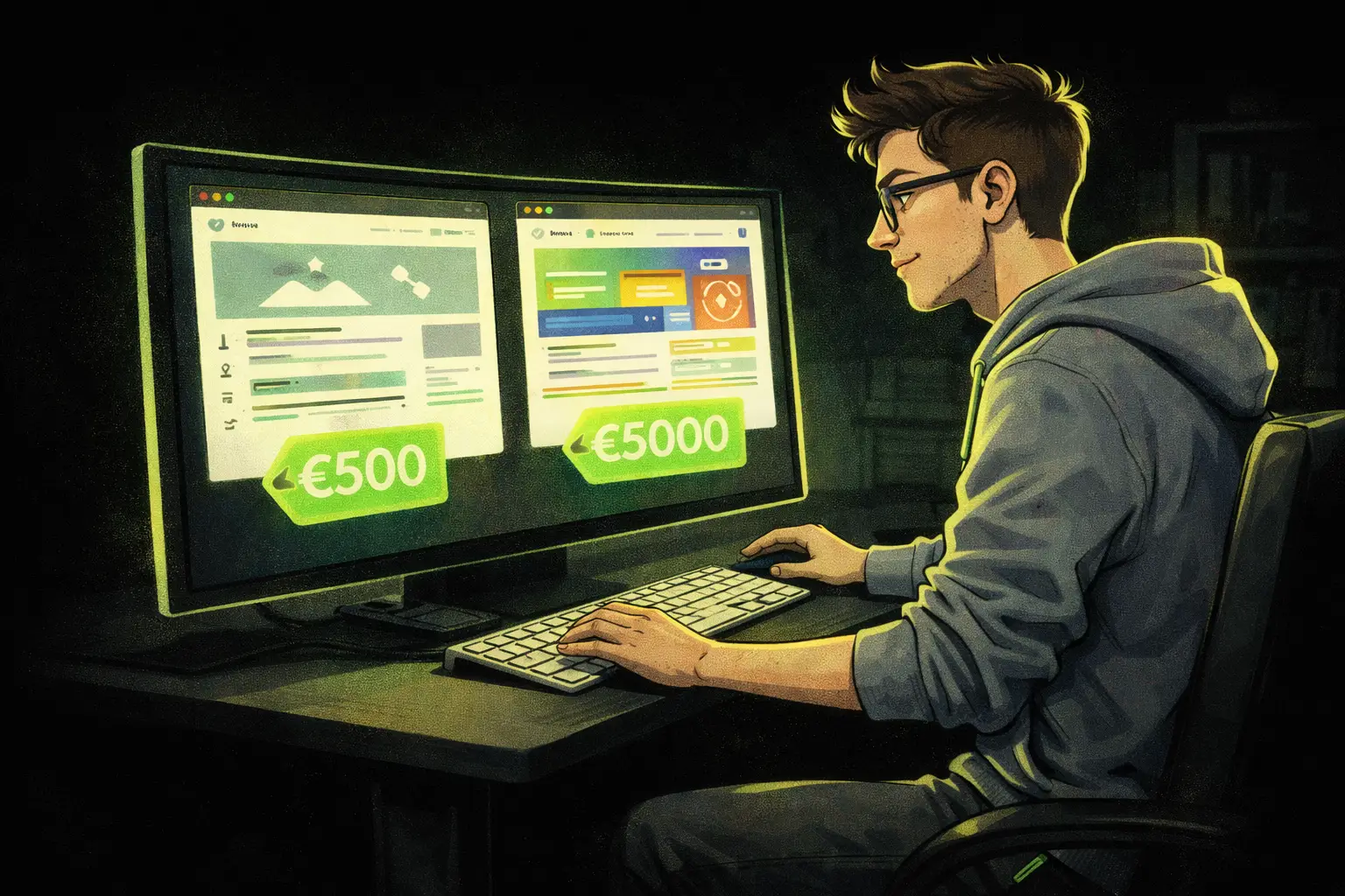 Het verschil tussen een website van €500 en €5000 uitgelegd