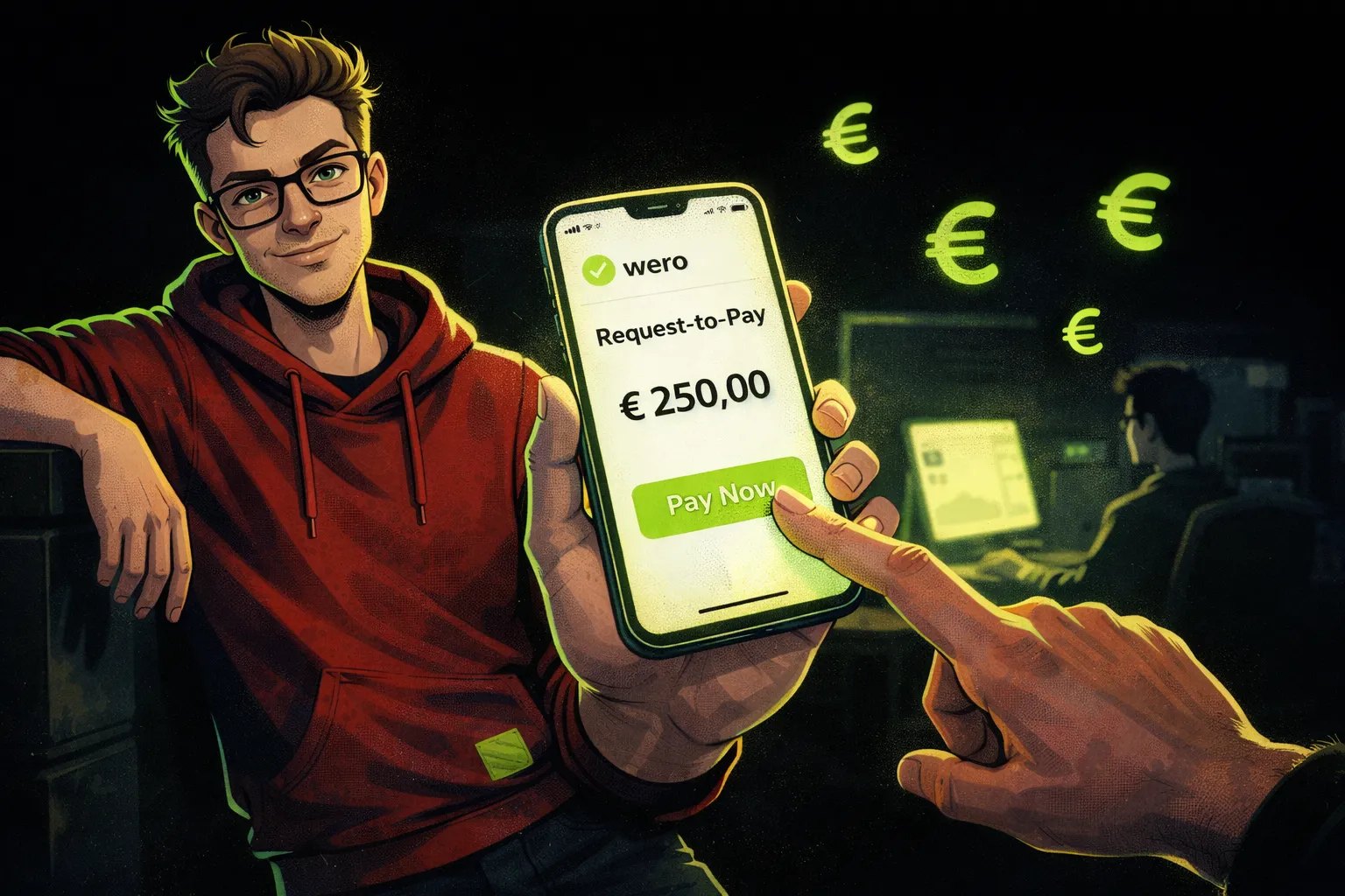 ZZP'er ontvangt betaling via Request-to-Pay in Wero