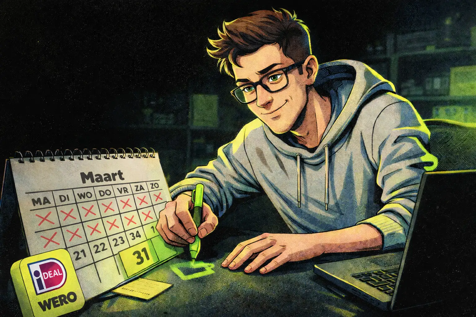 Webshophouders bekijken de Wero checklist voor de overgang van iDEAL